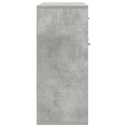 800679 vidaXL Sideboard Concrete Grey 88x30x70 cm Engineered Wood