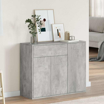 800679 vidaXL Sideboard Concrete Grey 88x30x70 cm Engineered Wood