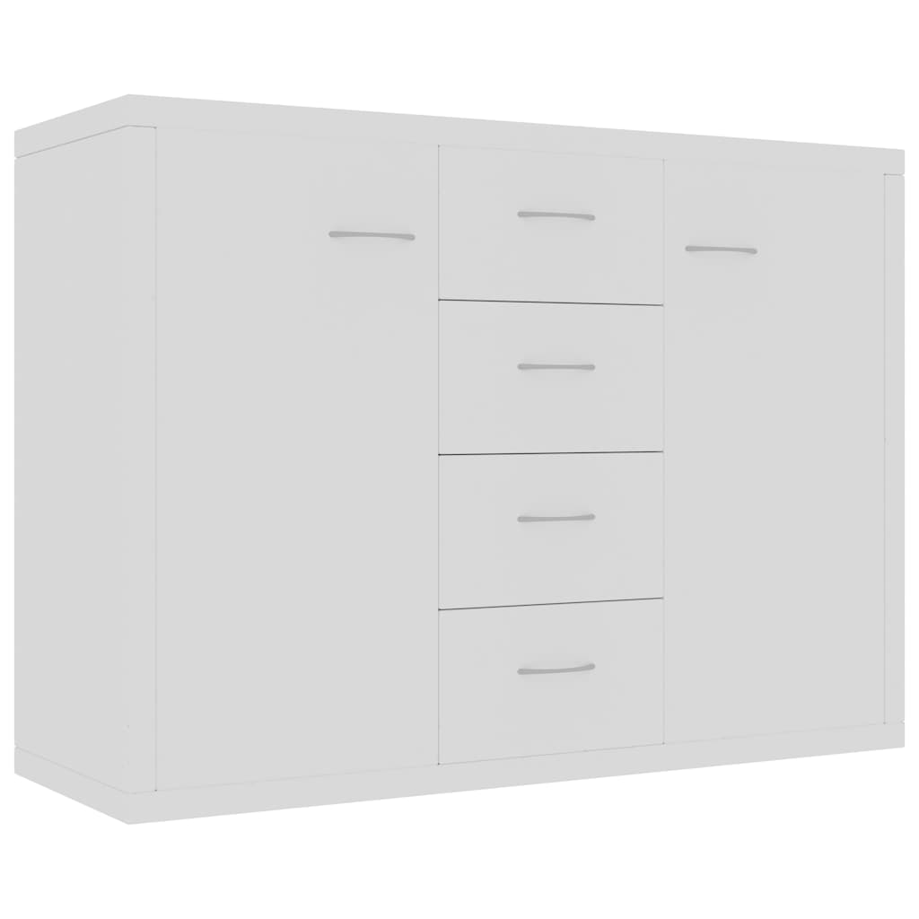 800684 vidaXL Sideboard White 88x30x65 cm Engineered Wood