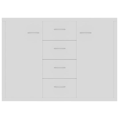 800684 vidaXL Sideboard White 88x30x65 cm Engineered Wood