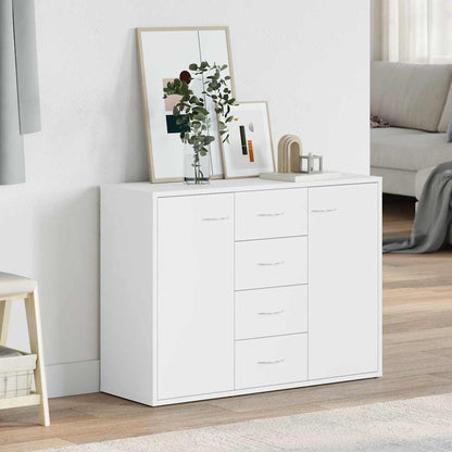 800684 vidaXL Sideboard White 88x30x65 cm Engineered Wood