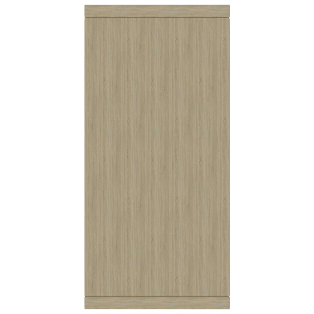 800687 vidaXL Sideboard Sonoma Oak 88x30x65 cm Engineered Wood