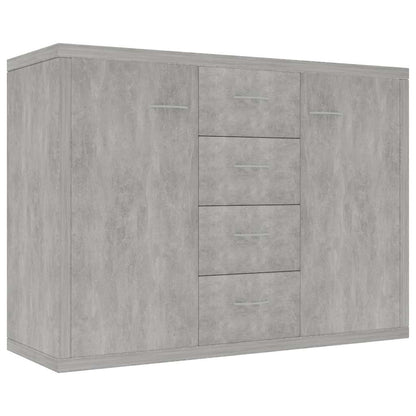 800688 vidaXL Sideboard Concrete Grey 88x30x65 cm Engineered Wood