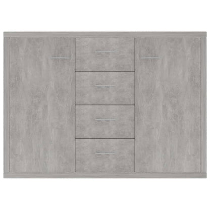 Sideboard Concrete Grey 88x30x65 cm Engineered Wood