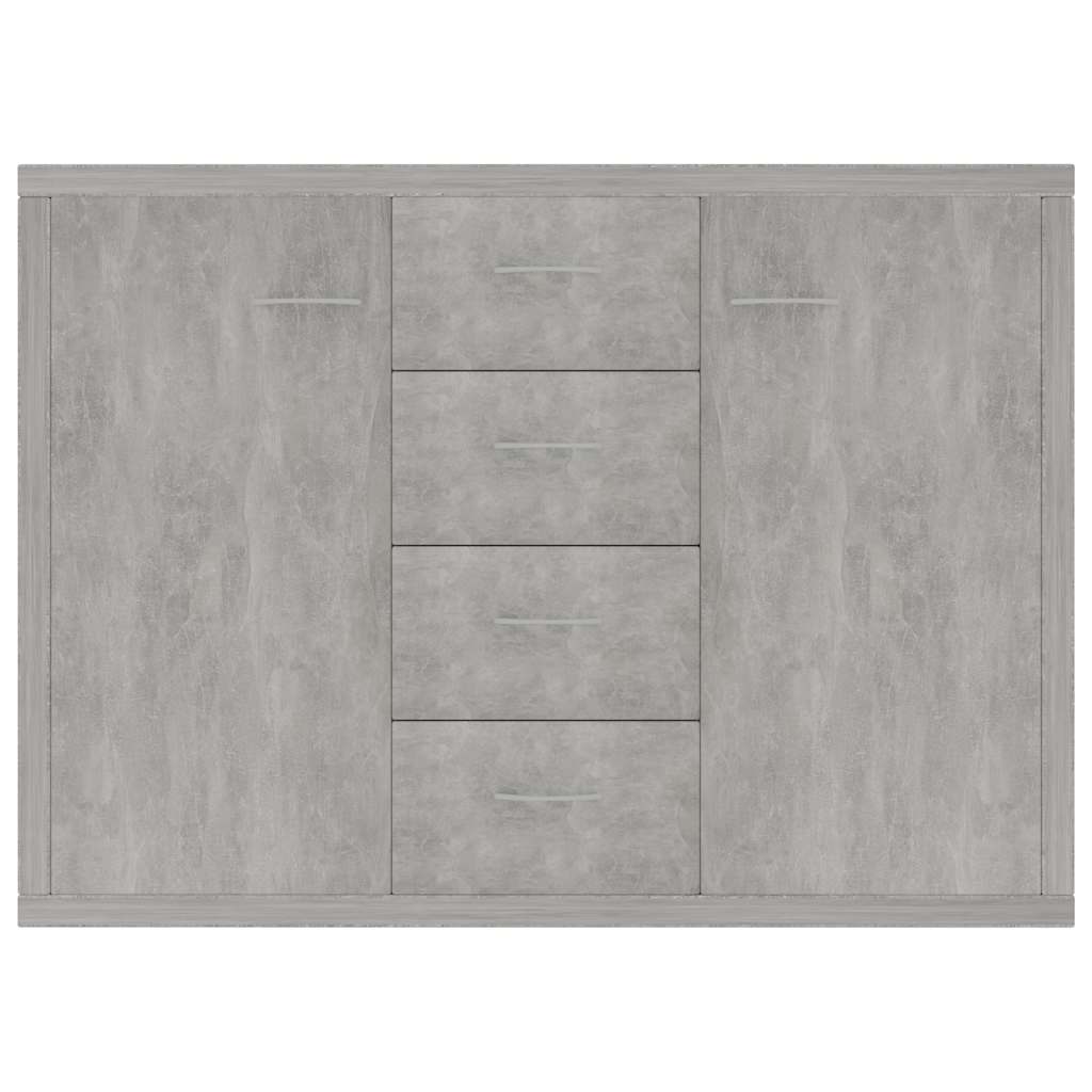 800688 vidaXL Sideboard Concrete Grey 88x30x65 cm Engineered Wood