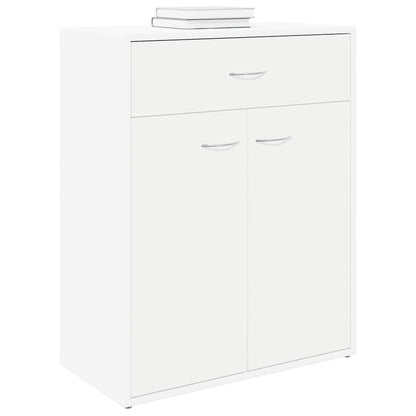 Sideboard White 60x30x75 cm Engineered Wood