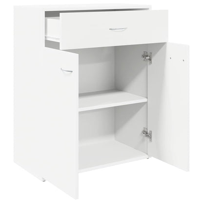Sideboard White 60x30x75 cm Engineered Wood