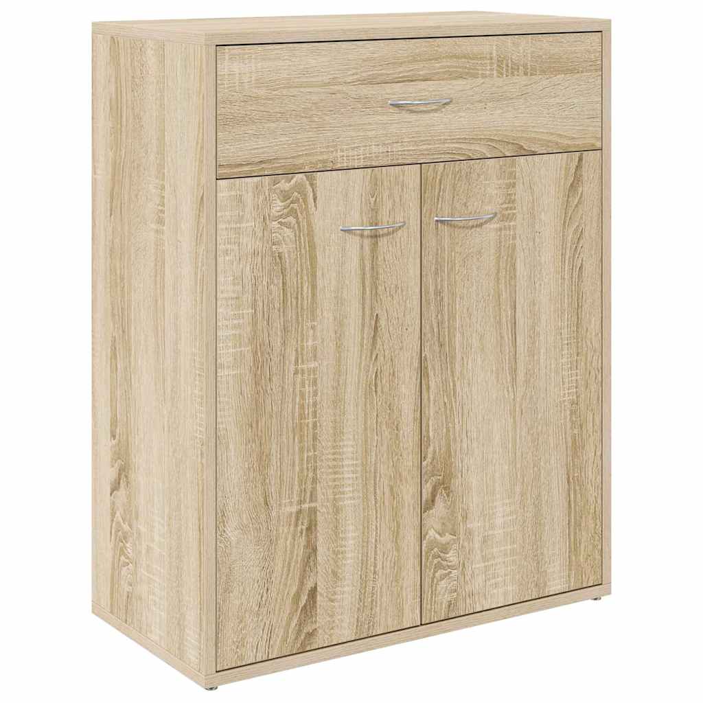 800714 vidaXL Sideboard Sonoma Oak 60x30x75 cm Engineered Wood