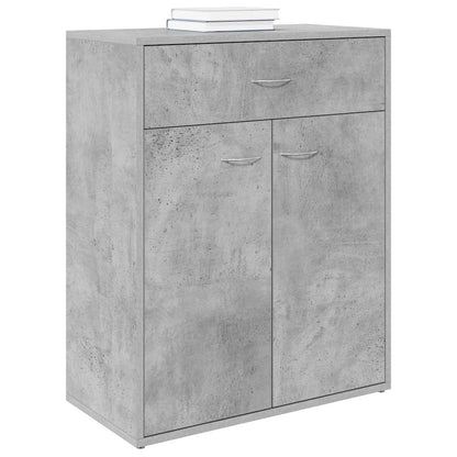 Sideboard Concrete Grey 60x30x75 cm Engineered Wood