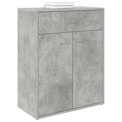 800715 vidaXL Sideboard Concrete Grey 60x30x75 cm Engineered Wood