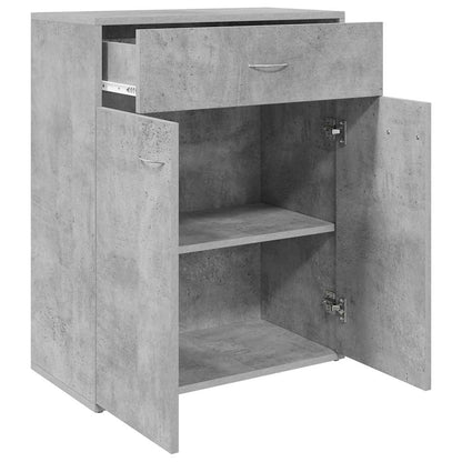 Sideboard Concrete Grey 60x30x75 cm Engineered Wood