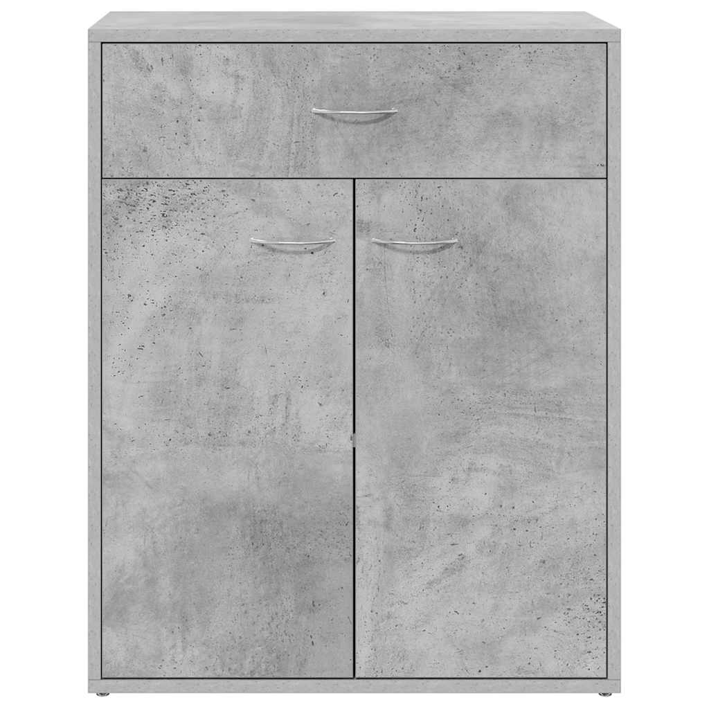 Sideboard Concrete Grey 60x30x75 cm Engineered Wood
