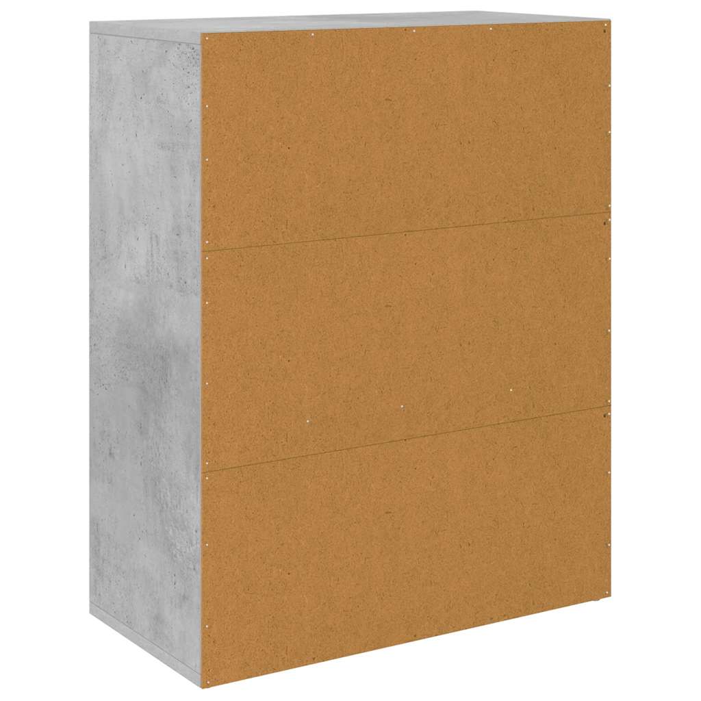 Sideboard Concrete Grey 60x30x75 cm Engineered Wood