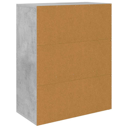 Sideboard Concrete Grey 60x30x75 cm Engineered Wood