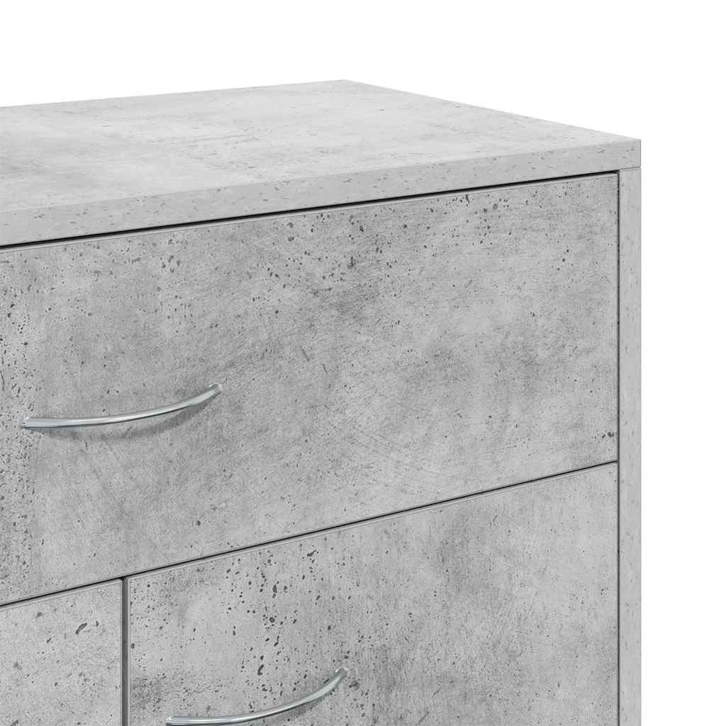 Sideboard Concrete Grey 60x30x75 cm Engineered Wood