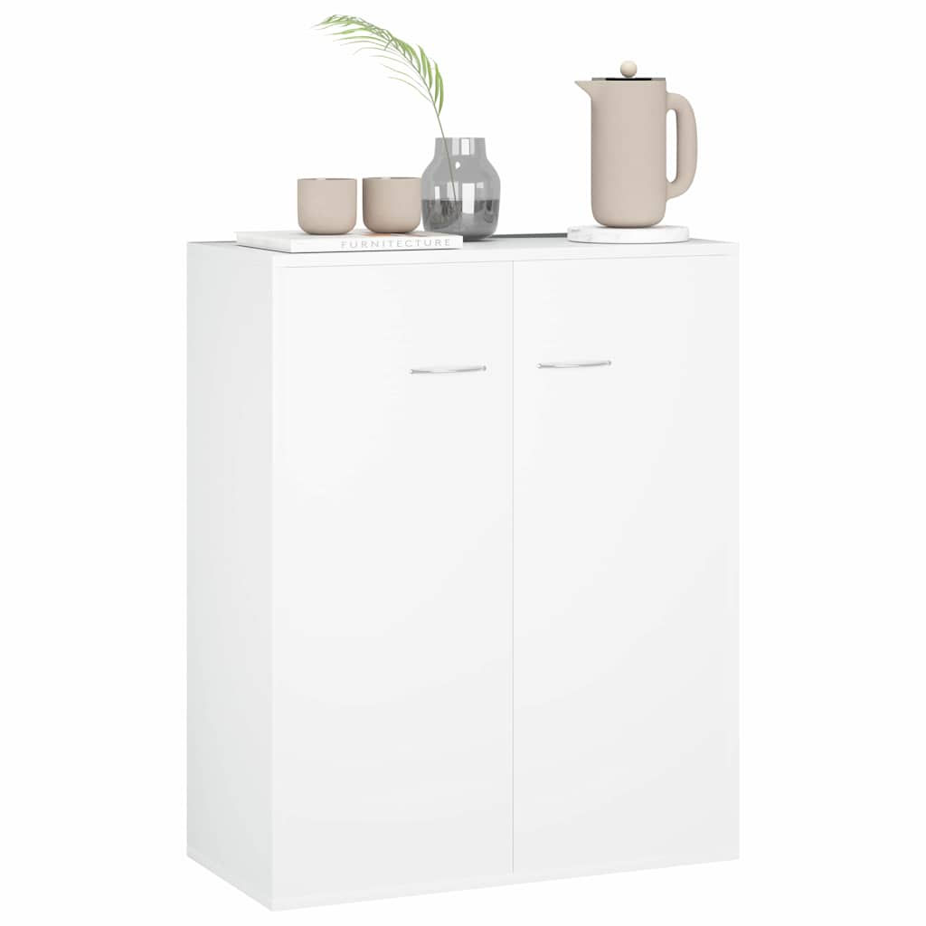 800729 vidaXL Sideboard White 60x30x75 cm Engineered Wood