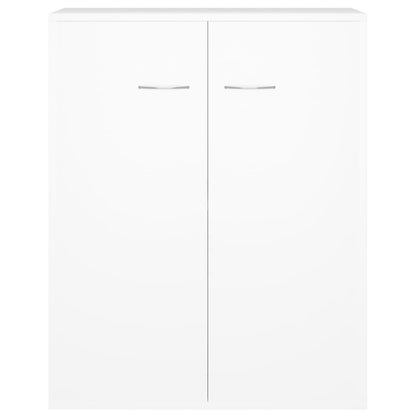 Sideboard White 60x30x75 cm Engineered Wood