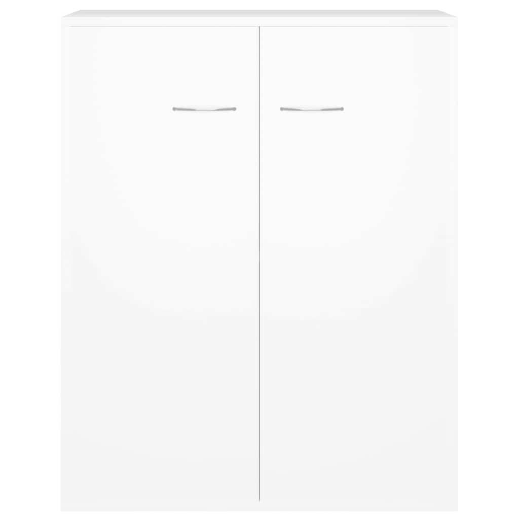800729 vidaXL Sideboard White 60x30x75 cm Engineered Wood