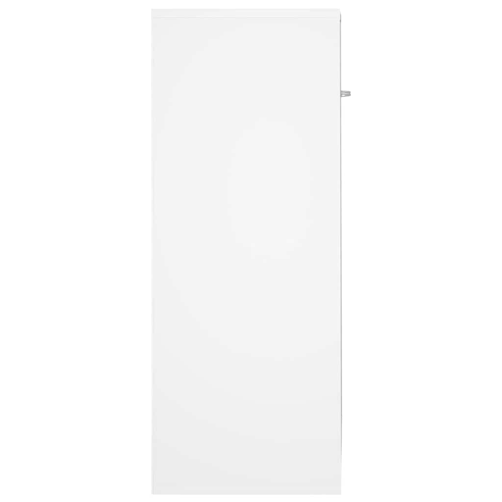 800729 vidaXL Sideboard White 60x30x75 cm Engineered Wood