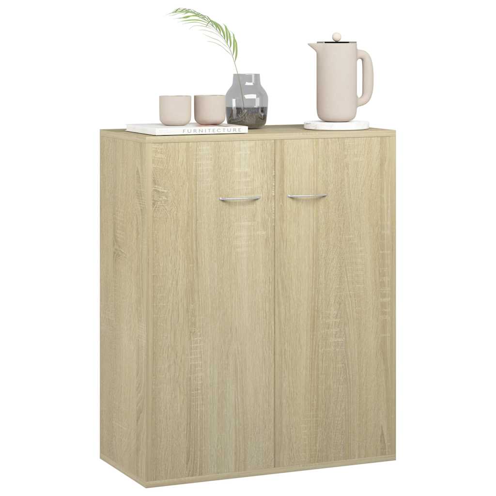 800732 vidaXL Sideboard Sonoma Oak 60x30x75 cm Engineered Wood