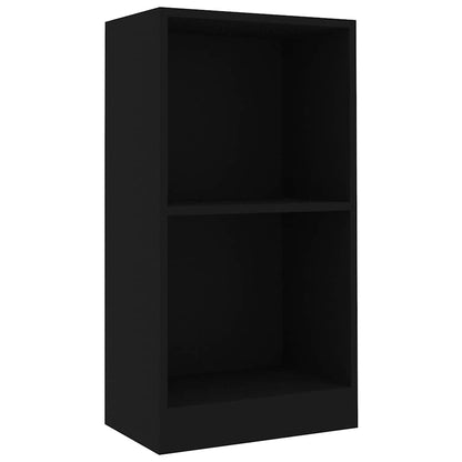 Bookshelf | Black | Engineered wood | Compact | Bookshelf | Rectangular