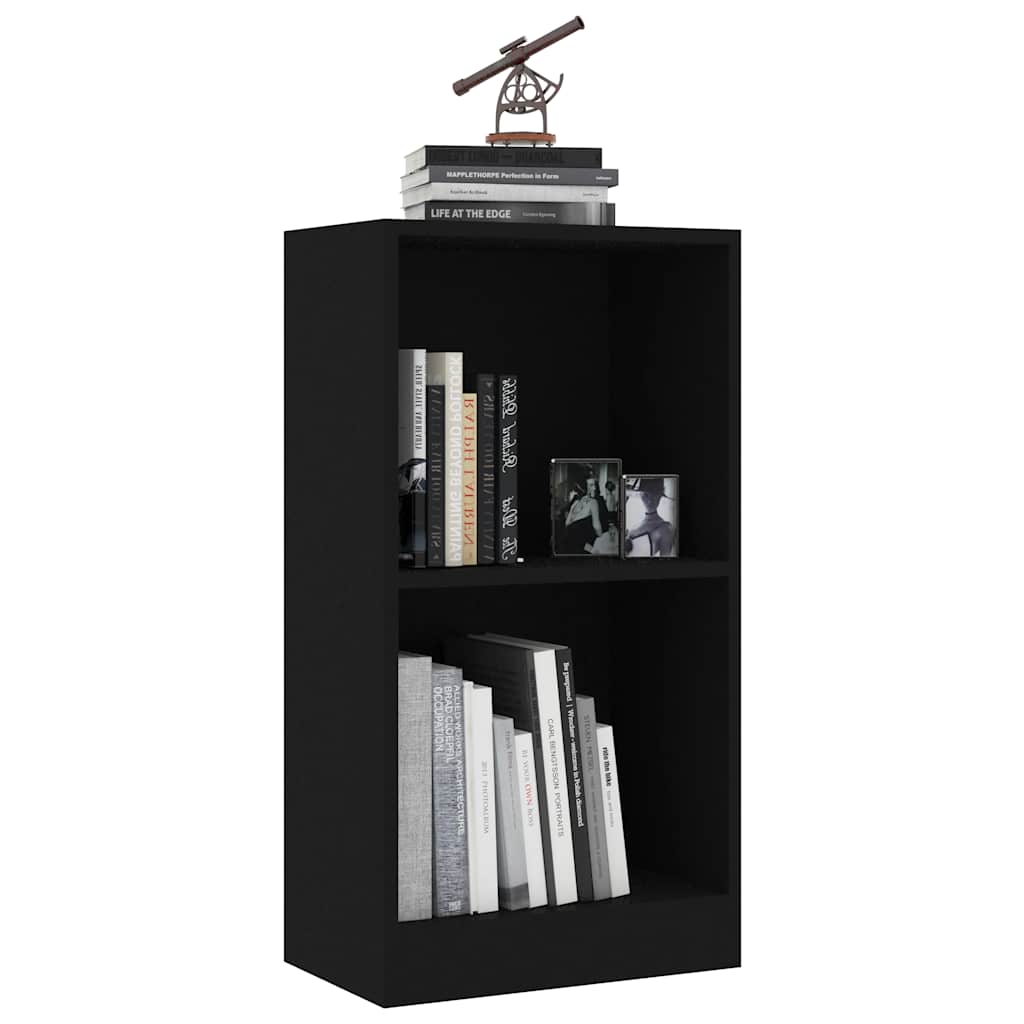 Bookshelf | Black | Engineered wood | Compact | Bookshelf | Rectangular