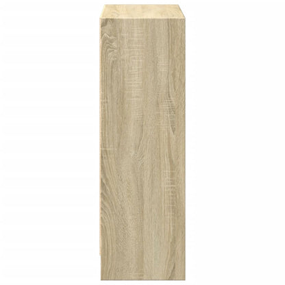Bookcase Sonoma Oak 40x24x75 cm Engineered Wood