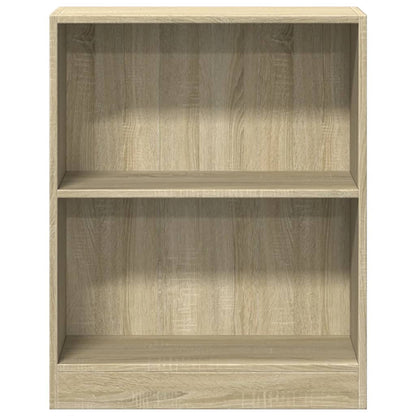 Bookshelf Sonoma Oak 60x24x76 cm Engineered Wood