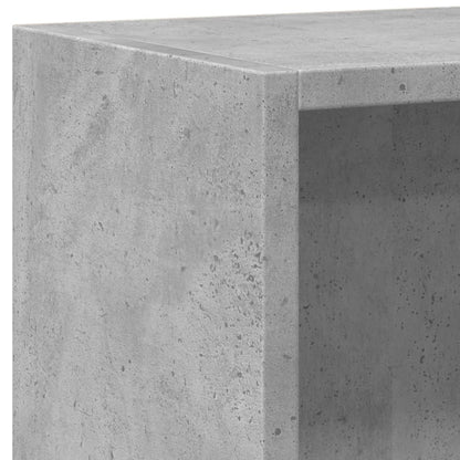 Bookshelf Concrete Grey 60x24x76 cm Engineered Wood