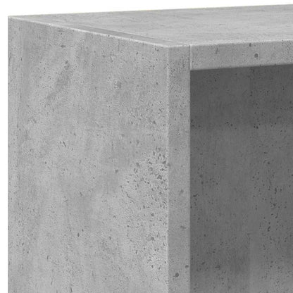 800859 vidaXL Bookshelf Concrete Grey 60x24x76 cm Engineered Wood