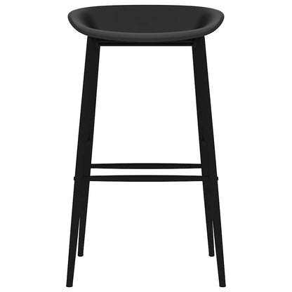 Bar Chairs 2 pcs Black
