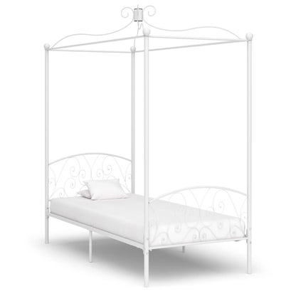 Bed Frame | White | Metal | Single | Tough | Bed Frame | Rectangular