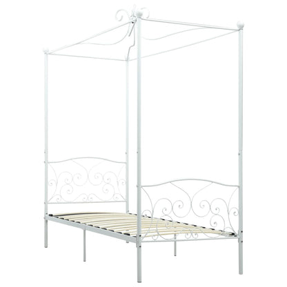 Bed Frame | White | Metal | Single | Tough | Bed Frame | Rectangular