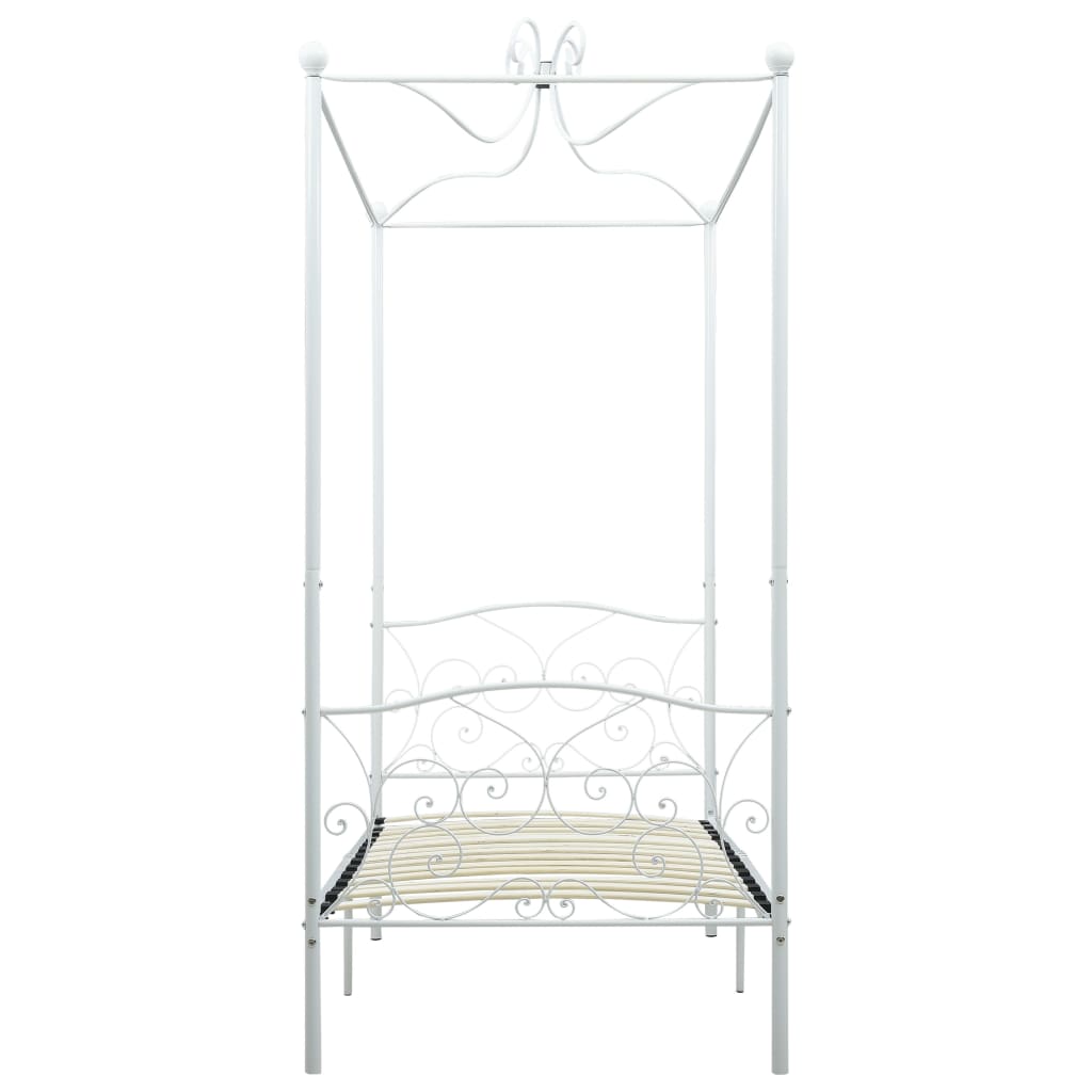 Bed Frame | White | Metal | Single | Tough | Bed Frame | Rectangular