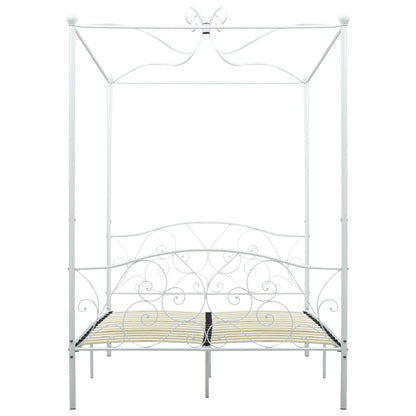 Bed Frame | White | Metal | Double | Classic/Traditional | Bed Frame