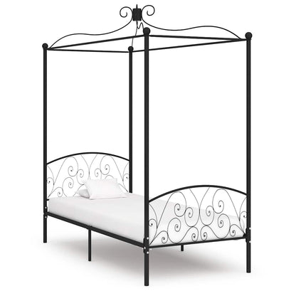 Bed Frame | Black | Metal | Single | Classic/Traditional | Bed Frame
