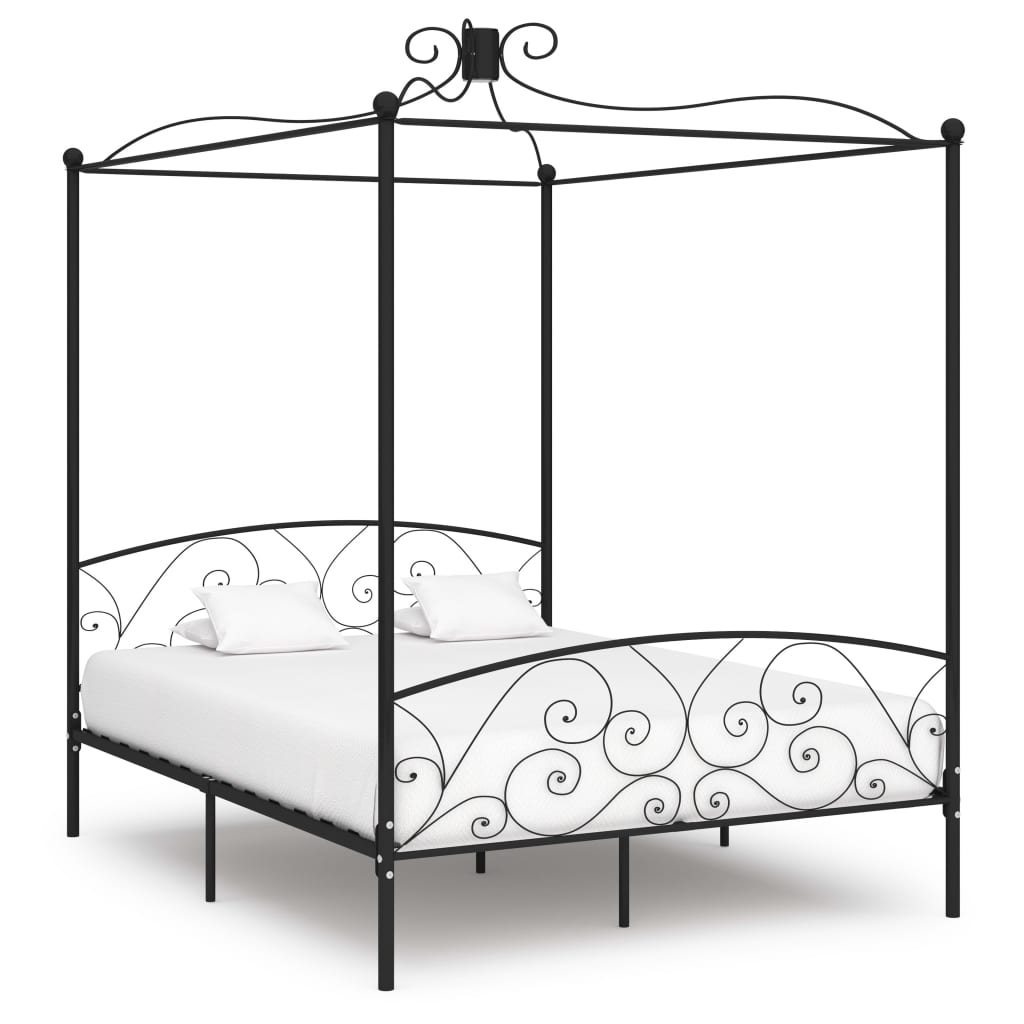 Bed Frame | Black | Metal | Double Beds | Classic/Traditional | Bed Frame