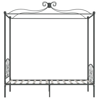 Bed Frame | Grey | Metal | 90x200 cm | Classic/Traditional | Bed Frame