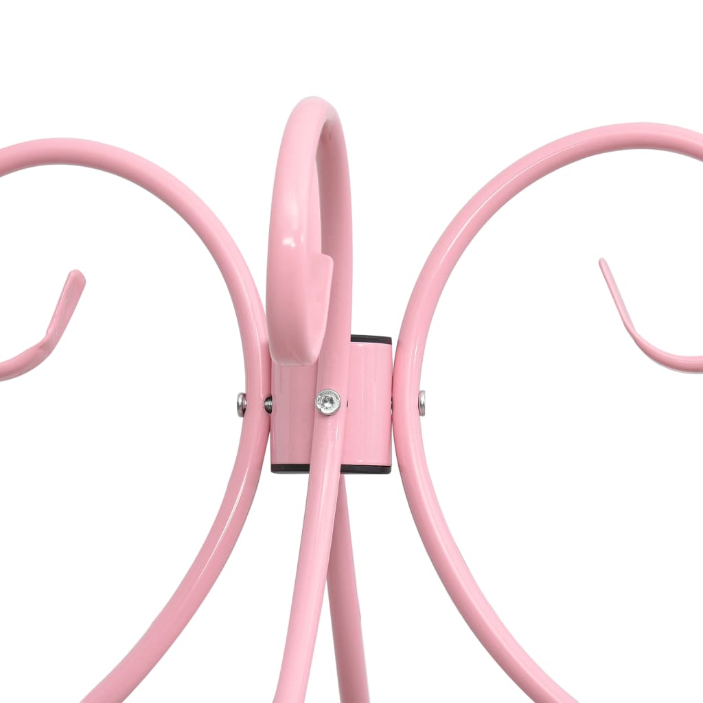 Bed Frame | Pink | Metal | 140x200 cm | Lovely Design | Bed Frame