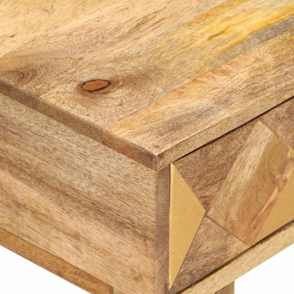 285857 vidaXL Bedside Cabinet 43x30x58 cm Solid Mango Wood
