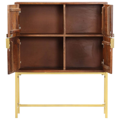 Highboard 80x30x100 cm Solid Acacia Wood