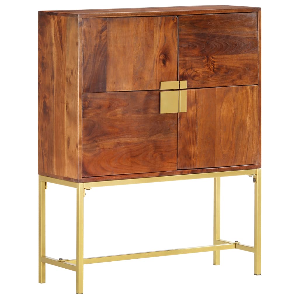 Highboard 80x30x100 cm Solid Acacia Wood
