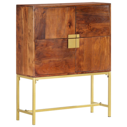 Highboard 80x30x100 cm Solid Acacia Wood