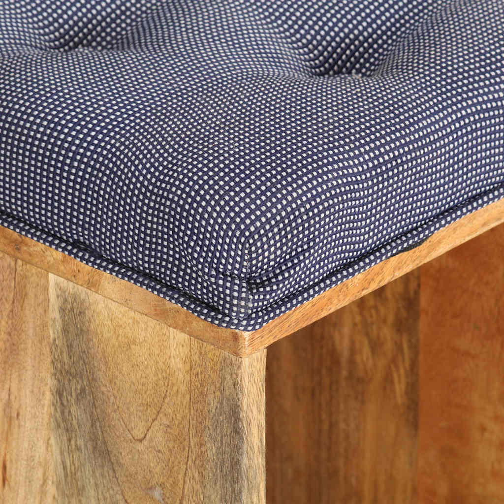 285891 vidaXL Hall Bench 100x35x47 cm Solid Mango Wood