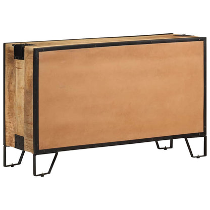 285894 vidaXL Sideboard 100x31x60 cm Solid Rough Mango Wood