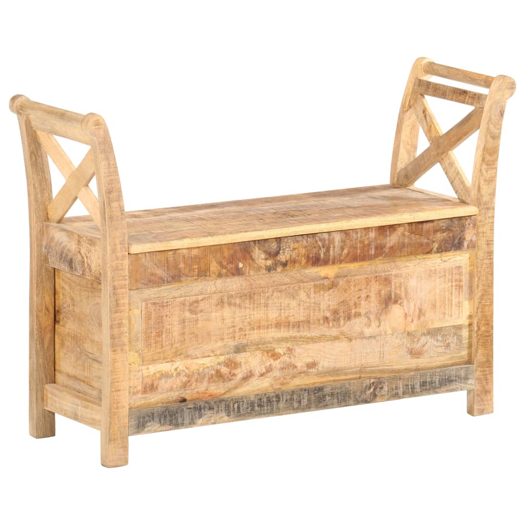 Hall Bench 103x33x72 cm Solid Mango Wood