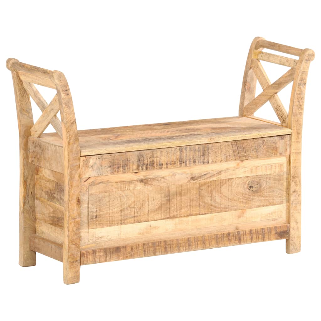Hall Bench 103x33x72 cm Solid Mango Wood