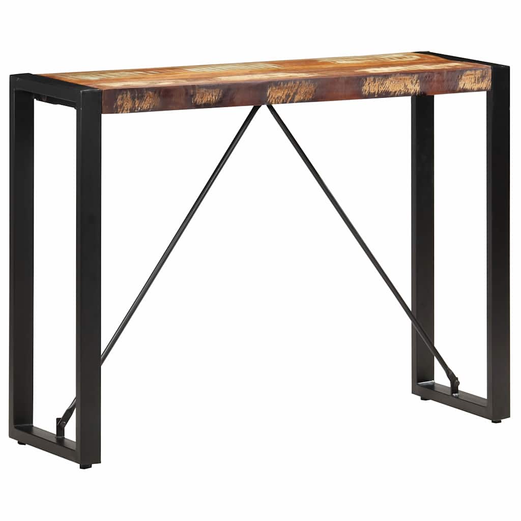 285946 vidaXL Console Table 110x35x76 cm Solid Reclaimed Wood