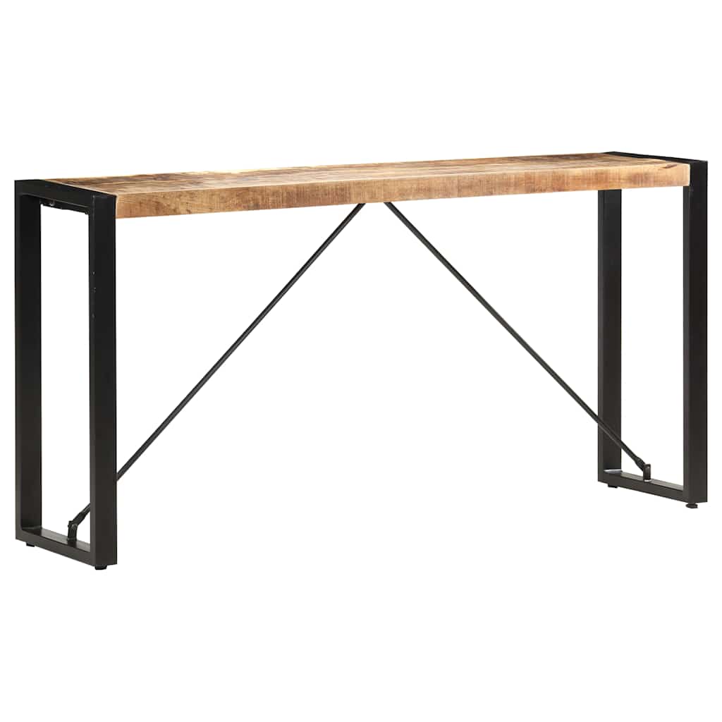 285948 vidaXL Console Table 150x35x76 cm Solid Mango Wood