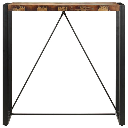 Bar Table 110x60x110 cm Solid Reclaimed Wood